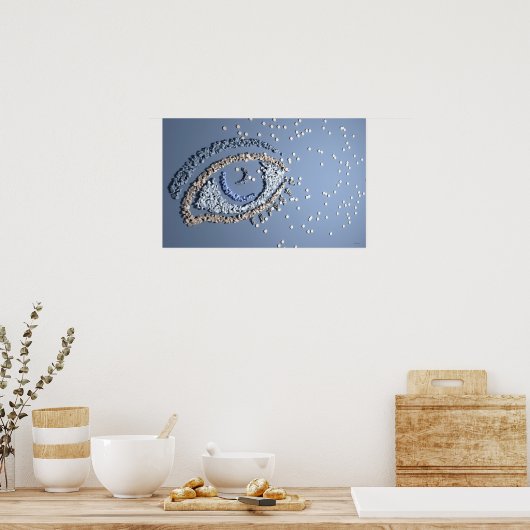 Poster Tablet oeil (Cuisine)