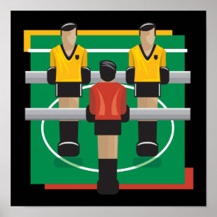 Poster Tabletop Soccer