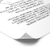 Poster Tablette commémorative en souvenir aimé dans notre (Coin)