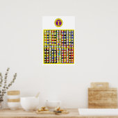 Poster Tablette d'air Enochian (Cuisine)