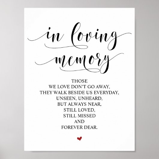 Poster Tablette de souvenir de mariage en souvenir affect (Devant)