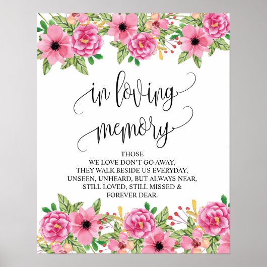 Poster Tablette de souvenir de mariage en souvenir affect (Devant)