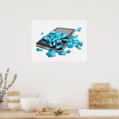 Poster Tablette et pilules (Cuisine)