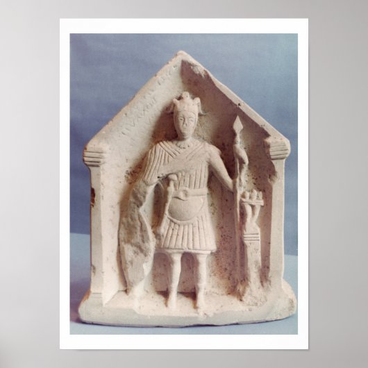 Poster Tablette vocale militaire, trouvée à Bisley, Roman (Devant)