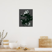 Poster Tablier noir et blanc Batman (Cuisine)