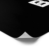 Poster Tabouret à air chaud drôle Farny Monkey Pun Dark B (Coin)