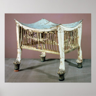 Poster Tabouret utilisé par le roi-enfant au début