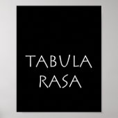 Poster Tabula rasa (Devant)