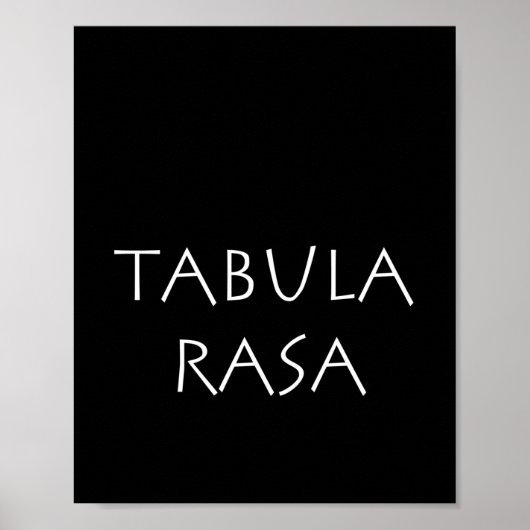 Poster Tabula rasa (Devant)
