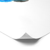 Poster Tache d'encre Fantaisie (Coin)