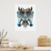 Poster Tache d'encre Fantaisie (Cuisine)