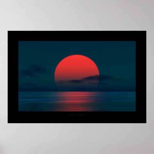 Poster tache rouge (Devant)