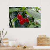 Poster Taches rouges d'automne (Cuisine)