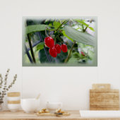 Poster Taches rouges d'automne (Cuisine)