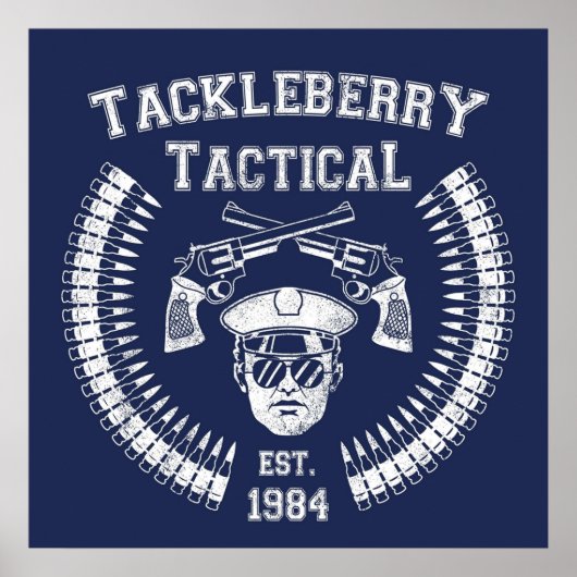 Poster Tackleberry tactique (Devant)