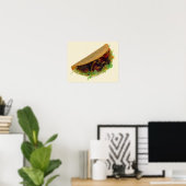 Poster Taco (Bureau à domicile)