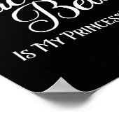 Poster Taco Belle Est Mon Nom Princesse - Funny Pun Cinco (Coin)