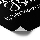 Poster Taco Belle Est Mon Nom Princesse - Funny Pun Cinco (Coin)