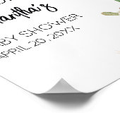 Poster Taco Bout A Baby Boho Baby shower Bienvenue (Coin)