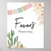 Poster Taco Bout A Baby Boho Baby shower Favorisé (Devant)