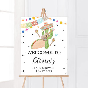 Poster Taco Bout A Baby Cactus Bienvenue
