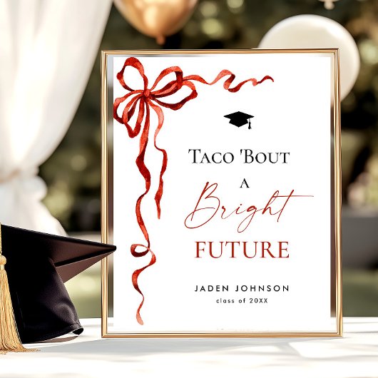 Poster Taco Bout est un futur brillant