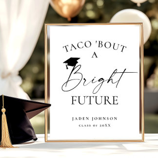 Poster Taco Bout est un futur brillant