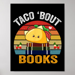 Poster Taco Bout Livres Drôle Nourriture Mexicaine Cinco