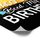 Poster Taco 'Bout My Birthday Cinco De Mayo Tacos (Coin)