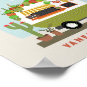 Poster Taco Bout Un Bébé Camper Baby shower neutre (Coin)