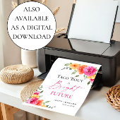 Poster Taco Bout un brillant futur diplôme Floral