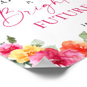 Poster Taco Bout un brillant futur diplôme Floral (Coin)