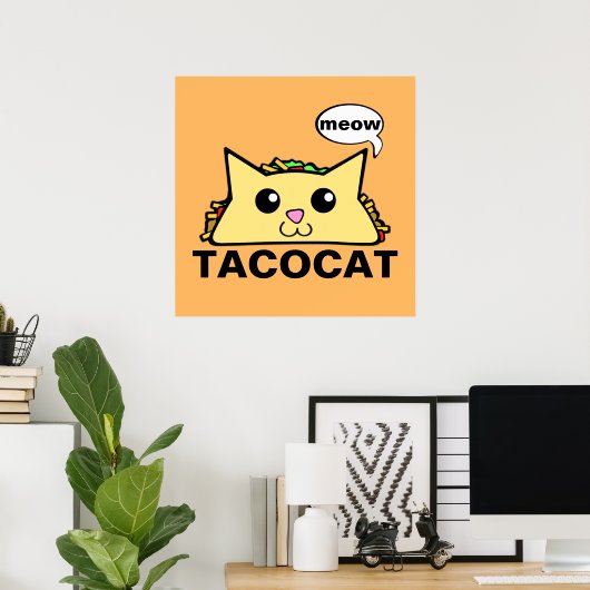 Poster Taco Cat (Bureau à domicile)