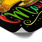 Poster Taco De Mayo Cinco De Mayo Hommes Femmes Cuisine M (Coin)
