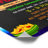 Poster Taco Dinner modèle de l'événement de collecte de f (Coin)