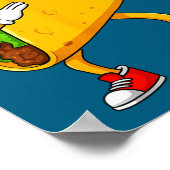 Poster Taco mexicain dabbing drôle cinco de mayo (Coin)