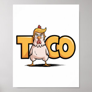 Poster Taco Trump Toujours Se Défile Humour Politique Gou