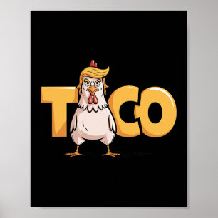Poster Taco Trump Toujours Se Défile Humour Politique Gou