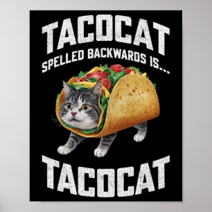 Poster Tacocat Articulé À L'Arrière Est Tacocat Chemise T