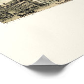 Poster Tacoma, WA Carte panoramique - 1890 (Coin)