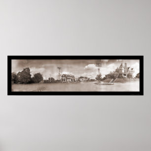 Poster Tacoma WA Streets Photo 1908