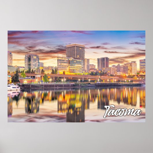 Poster Tacoma, Washington, États-Unis (Devant)