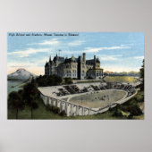 Poster Tacoma, Washington - Vue du lycée (Devant)