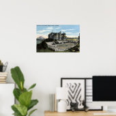 Poster Tacoma, Washington - Vue du lycée (Bureau à domicile)