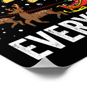 Poster Tacos Pour Tous Noël Taco Drôle Noël Père Noël (Coin)