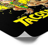 Poster Tacosaurus Rex Dinosaur Taco Kids Party Amusant (Coin)