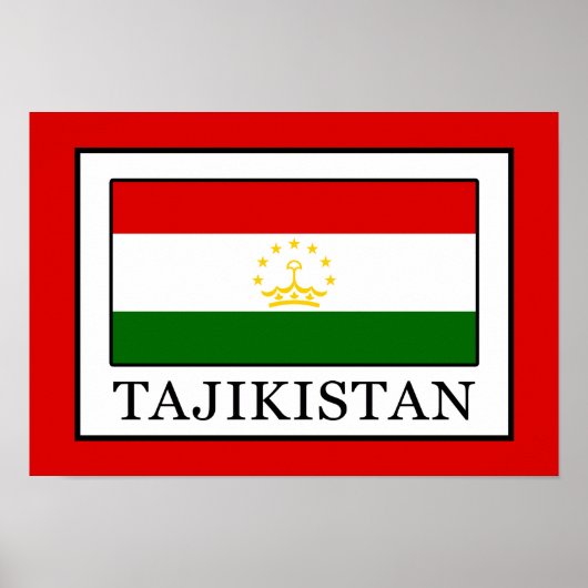 Poster Tadjikistan (Devant)