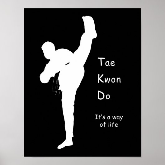 Poster Tae Kwon Do (Devant)