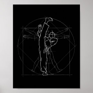 Poster Tae Kwon Do Sweatshirt Kickboxing Kung Fu Mma High