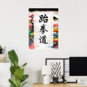 Poster Taekwondo (Bureau à domicile)